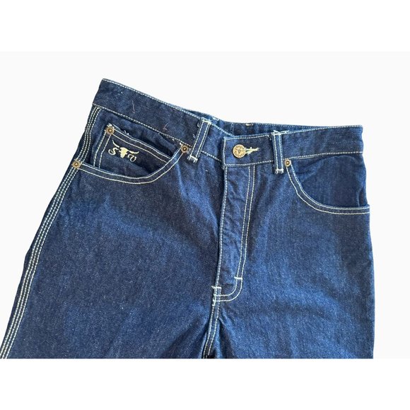 Vintage 80s SERGIO VALENTE High Rise Straight Leg Jean Size 25 - Picture 4 of 8